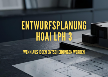 Entwurfsplanung nach HOAI LPH 3 Titelbild